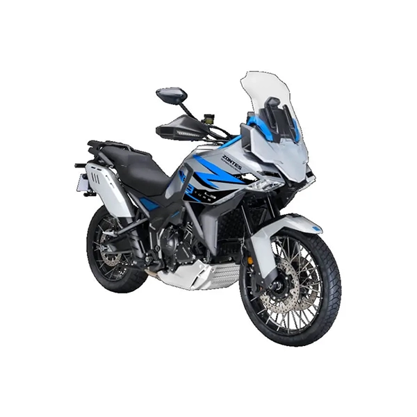 Zontes F 703 adventure trail 699cc available to rent at Bene Moto Cancun
