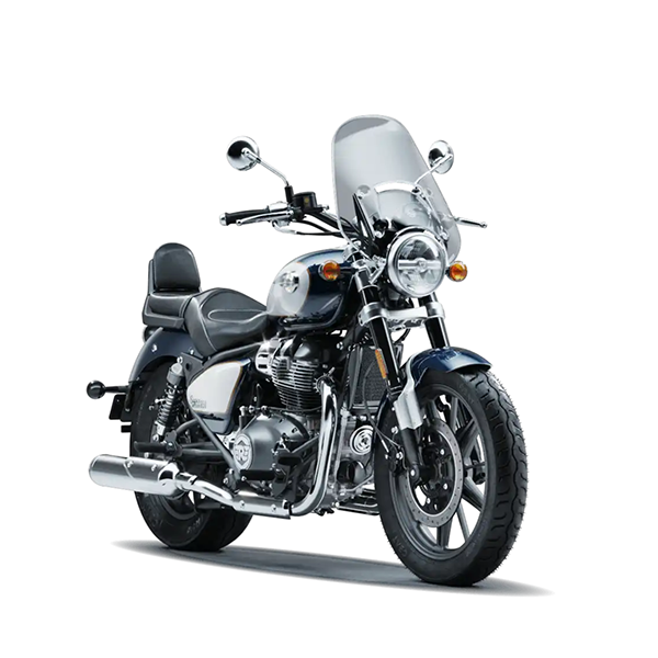 Royal Enfield Super Meteor 650 cruiser for exploring the Riviera Maya