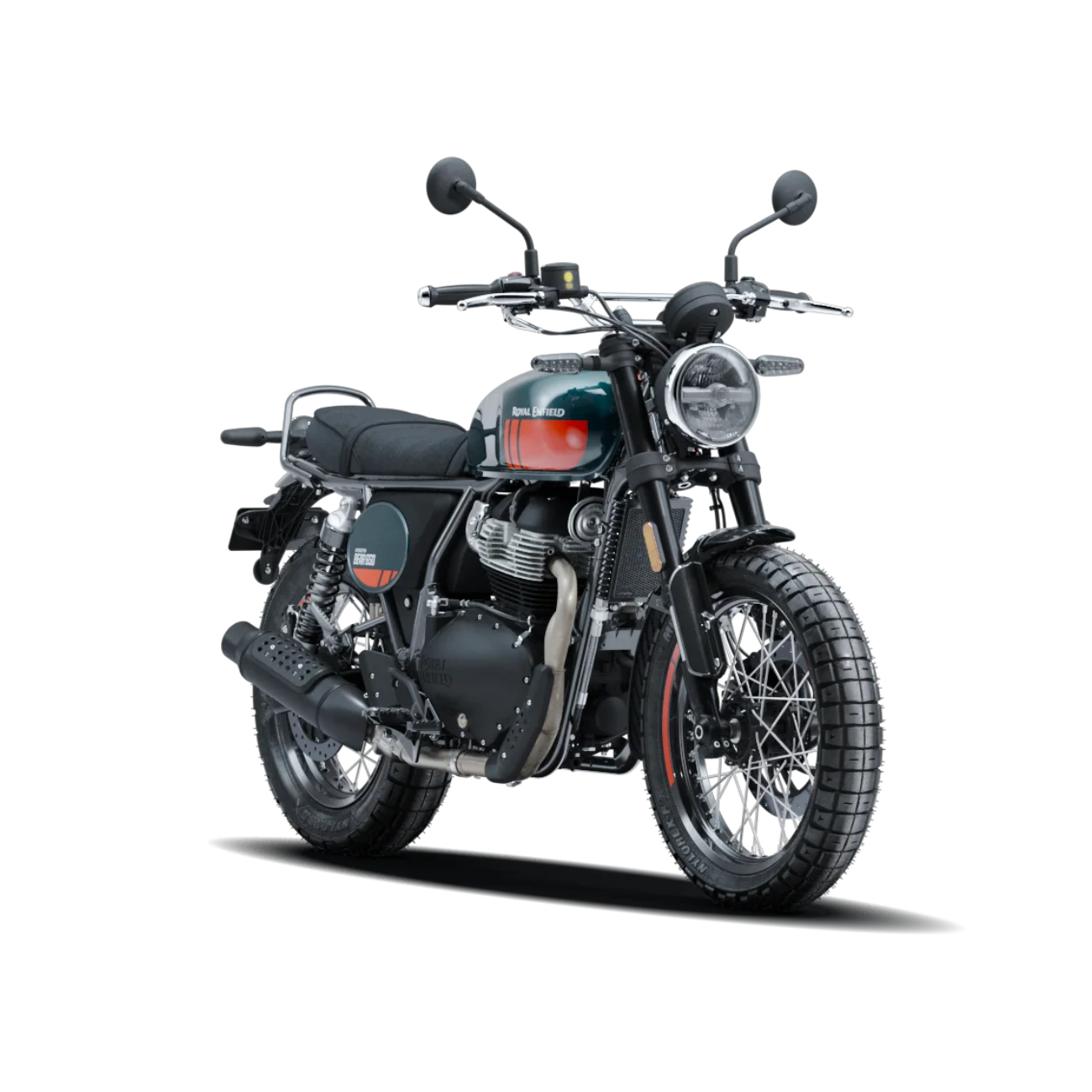 Royal Enfield Bear 650 retro scrambler available to rent at Bene Moto Cancun